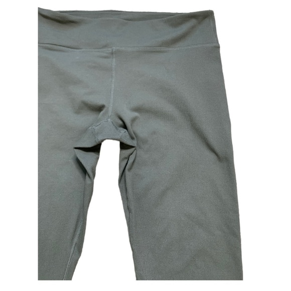 FABLETICS Powerhold Crop Leggings With Elastic Waistband Olive Green Size Medium - Picture 5 of 10